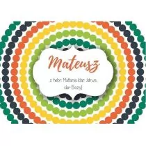 Szaron Magnes Imiona - Mateusz - Magnesy - miniaturka - grafika 1