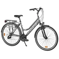 Rowery - Indiana Rower trekkingowy X-Road 1.1 D19 Szary - miniaturka - grafika 1