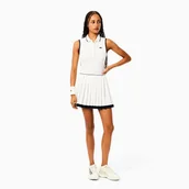 Sukienki - Sukienka damska Lacoste Tennis Dress with Ultra-Dry Liner Flour/Navy Blue S - miniaturka - grafika 1