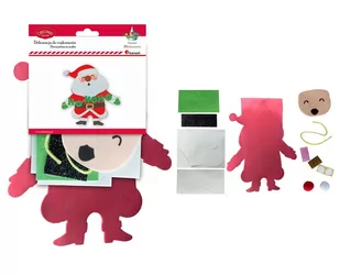 zestaw do złożenia mikołaj - Zabawki kreatywne - miniaturka - grafika 1