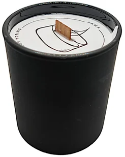 Świeca Sojowa naturalna ręcznie wykonana czarny matt 230 ml Kawa - Świece - miniaturka - grafika 1