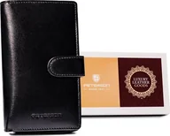Portfele - Peterson Pionowy portfel damski ze skóry naturalnej Peterson NoSize - miniaturka - grafika 1