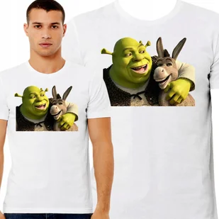 KOSZULKA SHREK OSIOŁ MIŁOŚĆ PRZYJACIELE PREZENT PREMIUM L 3441 - Koszulki męskie KOSZULKA SHREK OSIOŁ MIŁOŚĆ PRZYJACIELE PREZENT PREMIUM L 3441 - Koszulki męskie - miniaturka - grafika 1