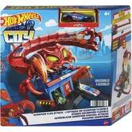 Tory, garaże, parkingi - Mattel Tor Hot Wheels City Pułapka Skorpiona HDR32 HDR32 - miniaturka - grafika 1