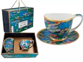 Filiżanki - Filiżanka ze spodkiem 0,35 L Carmani - Claude Monet - Lilie wodne 33.045-1001 - miniaturka - grafika 1