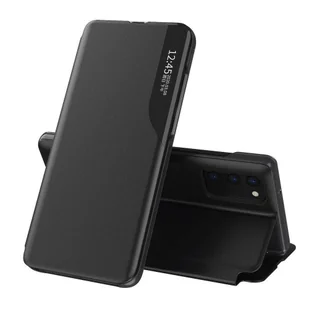 Eco Hurtel Leather View Case elegancki futerał etui z klapką i funkcją podstawki Samsung Galaxy S20 FE 5G czarny - Etui i futerały do telefonów - miniaturka - grafika 1