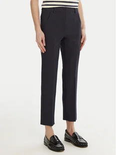 Weekend Max Mara Chinosy Rana 2515131031 Granatowy Regular Fit - Spodnie damskie - miniaturka - grafika 1