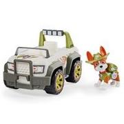 Samochody i pojazdy dla dzieci - Psi Patrol: Pojazd podstawowy z figurką Tracker - miniaturka - grafika 1