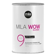 Farby do włosów i szampony koloryzujące - MILA Professional Bleaching Powder Power Wow+, Rozjaśniacz do Włosów z Keratyną, do 9 Tonów, 500g - miniaturka - grafika 1