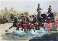 Plakaty - Galeria Plakatu, Plakat, Nice souvenir of the promenade des Anglais, Henri De Toulouse-Lautrec, 50x40 cm - miniaturka - grafika 1