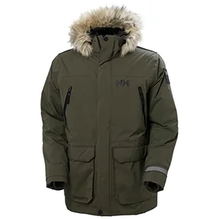 Helly Hansen Męska kurtka Reine Parka Reine Parka, Zielony użyteczny, M - Kurtki męskie - miniaturka - grafika 1
