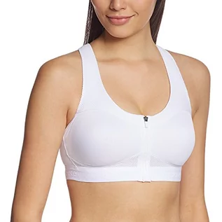 Biustonosze - Odlo biustonosz damski Sports Bra Front Closure High, biały, 75D 13081D-10000-75_10000_75 - grafika 1