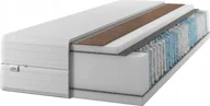 Materace - Materac IZER 100x200 24 cm DIAMANT PLUS dwustronny H3 i H4 KOKOS 7 stref rdzeń ze sprężyn kieszeniowych pikowany pokrowiec materac sprężynowy wewnętrzny - miniaturka - grafika 1