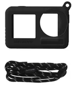 Akcesoria do drona - Osłona silikonowa etui case czarny + smycz Sunnylife dla DJI Osmo Action 3./ 4 - miniaturka - grafika 1