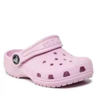 Klapki i japonki damskie - Crocs Klapki Classic Clog T 206990 Ballerina Pink - grafika 1