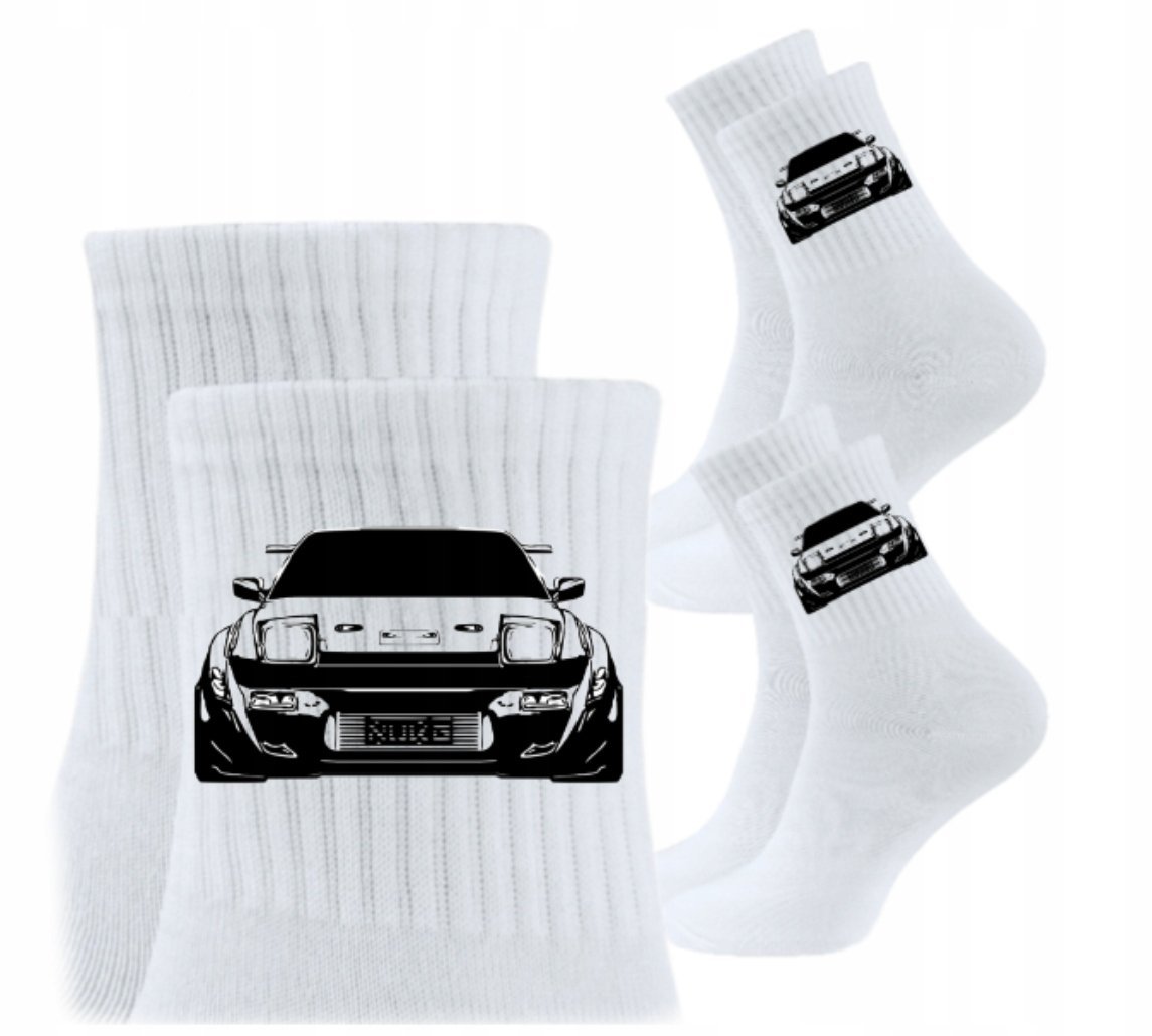 3x Skarpetki Urodziny Prezent Skarpety samochody 777 Nuke Lambo Rols GTR