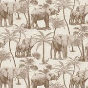 Tapety - Dutch Wallcoverings Tapeta Elephant Grove, beżowa Spits Wallcoverings - miniaturka - grafika 1