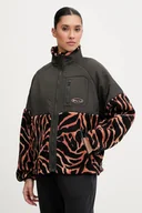 Bluzy damskie - Rip Curl bluza KEEPSAKES damska kolor czarny wzorzysta 09OWFL - miniaturka - grafika 1