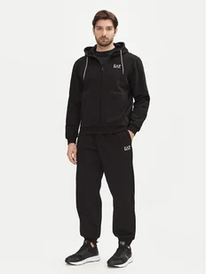 EA7 Emporio Armani Dres 7M000243 AF10377 MC156 Czarny Regular Fit - Dresy męskie - miniaturka - grafika 1