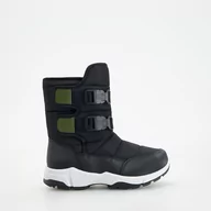 Buty dla chłopców - Reserved - Śniegowce z zapięciem na rzep - Czarny - miniaturka - grafika 1