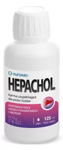 Eurowet Hepachol dla psa i kota 125ml - Suplementy i witaminy dla psów - miniaturka - grafika 1