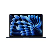 Laptopy - Apple MacBook Air 13" M3 8-core CPU + 10-core GPU / 24GB RAM / 512GB SSD / Klawiatura US / Północ (Midnight) MXCV3ZE/A/R1/US - miniaturka - grafika 1