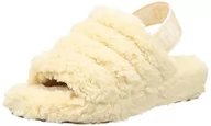 Kapcie damskie - UGG Fluff Yeah Fuzz Sugar, kapcie damskie, Naturalny, 42 EU - miniaturka - grafika 1