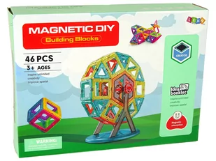 Magnetyczne DIY Klocki Diabelski Młyn 46 Elementów - Klocki - miniaturka - grafika 4