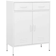 Szafki do salonu - Biała stalowa szafka do warsztatu K3-S34 - miniaturka - grafika 1