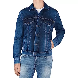 Kurtki męskie - Pepe Jeans Kurtka męska, Niebieski (denim-HI9), S - grafika 1