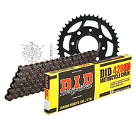 Części motocyklowe - Zestaw łańcuchów DID stal 428HD / 128 zapięcie na klips do Honda CBX JC11E 125 ccm - miniaturka - grafika 1