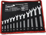 Klucze i nasadki - Geko ZESTAW KLUCZY PŁASKO-OCZKOWYCH 12EL. 8-24MM CRV-CS SATYNA12 T00651 GEKO - miniaturka - grafika 1