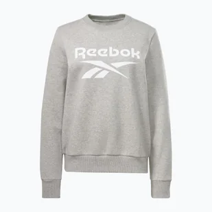 Bluza damska Reebok Identity Big Logo Fleece Crew medium grey heather - Bluzy damskie - miniaturka - grafika 1