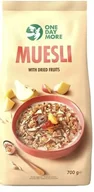 Płatki śniadaniowe i musli - One Day More Musli z suszonymi owocami -folia- 700g - miniaturka - grafika 1