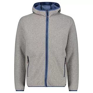 Kurtki męskie - CMP Męska kurtka Fix Hood Bonded Wooltech 32M1817 - grafika 1