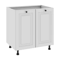 Meble kuchenne - Matera Szafka Dolna D2-80 Biały Mat - miniaturka - grafika 1