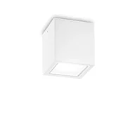 Lampy ogrodowe - Ideal Lux Lampa sufitowa zewnętrzna TECHO PL1 BIG biała 251523 251523/IL - miniaturka - grafika 1