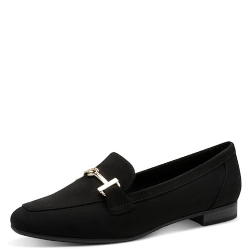 Marco Tozzi Kapcie damskie 2-24261-46 Loafer, czarne, 36 UK