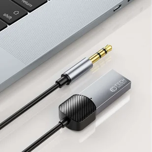 Adapter Audio Transmiter Odbiornik dźwięku UltraBoost Bluetooth Aux USB Szary - Lampy pozostałe - miniaturka - grafika 5