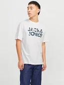 Koszulki męskie - Jack & Jones Koszulka w kolorze białym - miniaturka - grafika 1