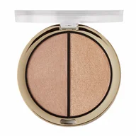 Rozświetlacze do twarzy i ciała - MILANI MILANI - HIGHLIGHTER DUO - CREME & POWDER - Rozświetlacz - 130 SPARK PLUG MILDCPRO-ERRO-02 - miniaturka - grafika 1