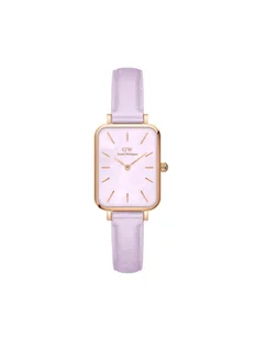 Zegarek Daniel Wellington Zegarek Quadro DW00100637 Fioletowy - Zegarki męskie - miniaturka - grafika 1