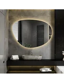 Lustra - Lustro o nieregularnym kształcie z podświetleniem - AGAT LED, Wymiary: 60x81 - miniaturka - grafika 1