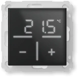Homematic IP Glas-Wandthermostat, schwarz - Grzałki do akwarium - miniaturka - grafika 1