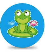 Piłki dla dzieci - Piłka PVC Sportox Kids 230mm - Żabka Artyk - miniaturka - grafika 1