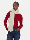 Apaszki i szaliki damskie - Calvin Klein Szalik Embroidery Airy K60K612610 Beżowy - miniaturka - grafika 1