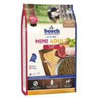 Suplementy i witaminy dla psów - Bosch Petfood karma dla psa Mini Adult Lamm & Reis, 3 kg - miniaturka - grafika 1
