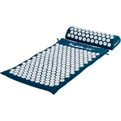 Akcesoria medycyny naturalnej - TwójPasaż.pl TwójPasaż.pl, Mata do akupresury z poduszką, 75 x 44 cm, petrol masująca - miniaturka - grafika 1