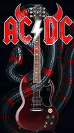Podkładki pod mysz - PODKŁADKA POD MYSZ Nadruk 22x18 cm AC/DC Highway To Hell - ACDC Prezent - miniaturka - grafika 1