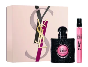 Yves Saint Laurent Black Opium Zestaw: woda perfumowana + woda perfumowana travel size - Zestawy perfum damskich - miniaturka - grafika 1